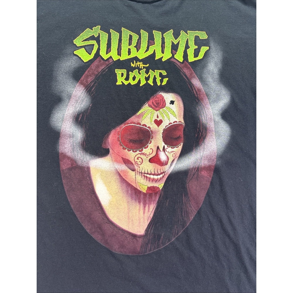 2013 Sublime with Rome Black Men's T-Shirt Size Large Anvil - Picture 2 of 7